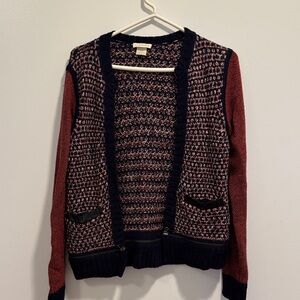 Club Monaco Multicolor Knit Cardigan